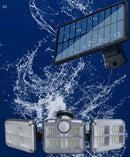 Refletor Led Solar Com 3 Cabeças 800W - PowerLight