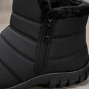 Bota Masculino de Neve com Zíper - Impermeável, Antiderrapante e Quente para Inverno