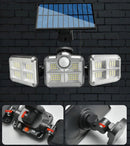 Refletor Led Solar Com 3 Cabeças 800W - PowerLight